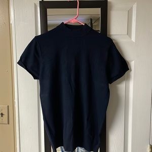 3 Unisex short sleeve turtleneck